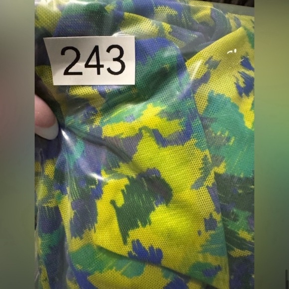 Ganni Ruched Printed Long Sleeve Stretch-Mesh Midi Dress - Picture 12 of 12